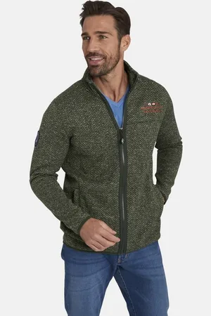 Jan Vanderstorm Sweatjacke KOLMUND mit Zick-Zack-Muster - Verkäufer: VANDERSTORM VENTURES