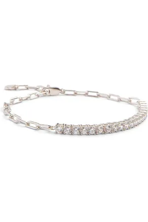 Amoonic Armband Damen Tennisarmband Mixed aus 925er Silber oder vergoldet mit Zirkonia (inkl. Schmucktäschchen), Tennisarmband, Armband & Glieder Kette im Mix, mit Zirkoniasteinen Geschenk Freundin - Verkäufer:
