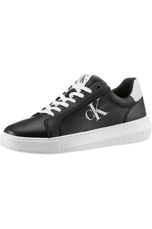 Calvin Klein SEAMUS 20L Plateausneaker, Freizeitschuh, Halbschuh, Schnürschuh mit Kontrastbesatz