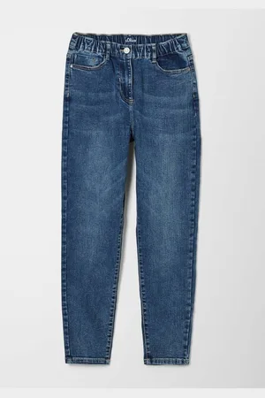 QS by s.Oliver Stoffhose Ankle-Jeans Mom / Relaxed Fit / High Rise / Tapered Leg Waschung - Verkäufer: