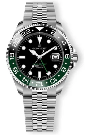 Gigandet Automatikuhr Made in Germany, Saphirglas, WORLD TRIP GMT - G1000-010M-C, GMT, Keramik, verschraubtes Band - Verkäufer: