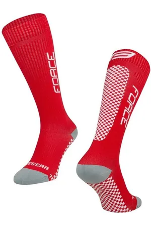 Force Sportsocken Socken TESSERA COMPRESSION.rot/weiß L-XL - Verkäufer: wospbike