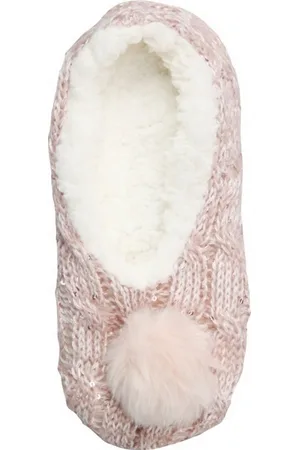 Capelli new york Socken Ballerina Haussocke im Zopfmuster - Verkäufer: Capelli Europe GmbH