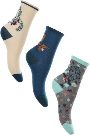 Disney Socken Eiskönigin Anna & Elsa Kinder Mädchen Socken Strümpfe (2-Paar) - Verkäufer: Yuhu Trading GmbH