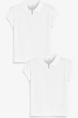 Next Langarm-Poloshirt 2 Polo-Shirts aus Baumwolle mit Reissverschluss (2-tlg) - Verkäufer: Germany GmbH
