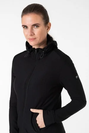 Supernatural Sweatjacke Merino Sweatjacke W ADVENTURE HOODED atmungsativer Merino-Materialmix - Verkäufer: