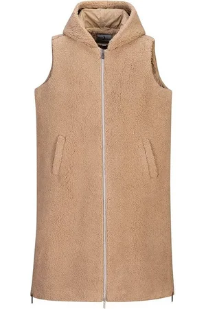 Blue Wave Fleeceweste Damen Sherpa Weste Koco - Damenweste Fleece mit Kapuze - Verkäufer: tomBrook GmbH