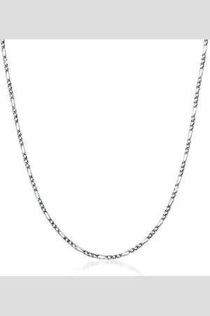 Kuzzoi Silberkette Herrn Figaro Oxidiert Massiv Mann 925 Silber, Figaro - Verkäufer: JULIE & GRACE GmbH