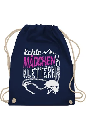 Shirtracer Turnbeutel Echte Mädchen klettern, Sport Zubehör - Verkäufer:
