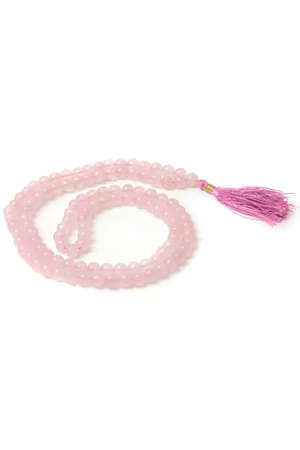 Berk Anhänger Set Mala-Kette aus Rosenquarz (1-tlg), Wunderschöne Mala aus Rosenquarz. - Verkäufer: YOGISHOP