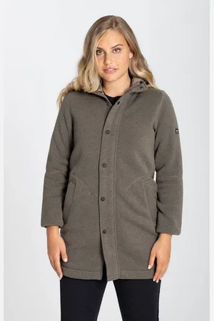 Supernatural Outdoorjacke Funktionsjacke W COMBUSTION COAT Reißverschluss unter Knopfleiste versteckt, feinster Merino-Materialmix - Verkäufer: