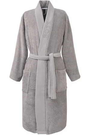 HUGO BOSS Bademantel PLAIN, 100% Baumwolle, mit modernem Design - Verkäufer: heyconnect