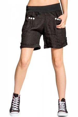 CASPAR Shorts BST002 Damen Leinen Shorts - Verkäufer: & SIKORA