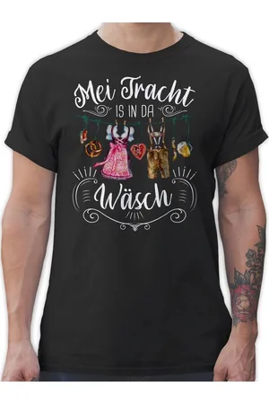 Shirtracer T-Shirt Mei Tracht is in da Wäsch Mode für Oktoberfest Herren - Verkäufer: