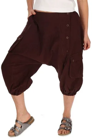 Kunst und Magie Haremshose Kurze Aladin Hose Unisex 3/4 Baggy Pants Hippie Baumwoll Haremshose - Verkäufer: