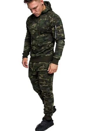 amaci Trainingsanzug TOLEDO, Herren Cargo Stil Sportanzug Jogginganzug Sporthose Hoodie - Verkäufer: