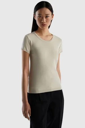 Benetton Kurzarmpullover