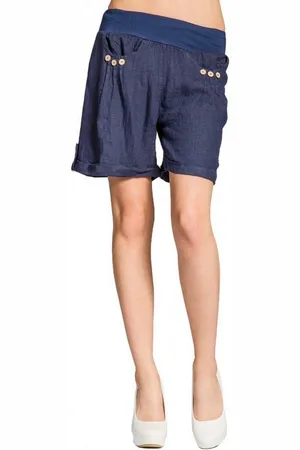 CASPAR Shorts BST002 Damen Leinen Shorts - Verkäufer: & SIKORA