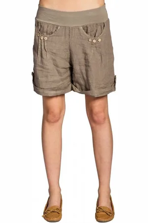 CASPAR Shorts BST002 Damen Leinen Shorts - Verkäufer: & SIKORA