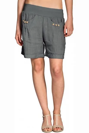 CASPAR Shorts BST002 Damen Leinen Shorts - Verkäufer: & SIKORA