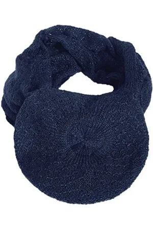 Yeset Mütze & Schal Damen Strickset Mütze Schal Tuch Ajourmuster Strick - Verkäufer: Shop