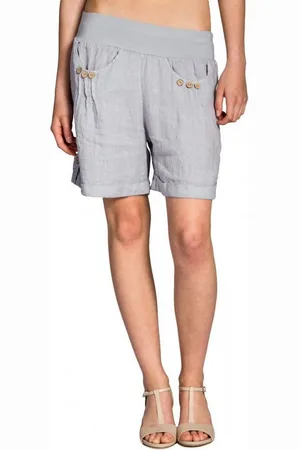 CASPAR Shorts BST002 Damen Leinen Shorts - Verkäufer: & SIKORA
