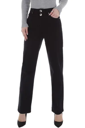 Ital-Design Straight-Jeans Damen Freizeit Stretch High Waist Jeans in - Verkäufer: