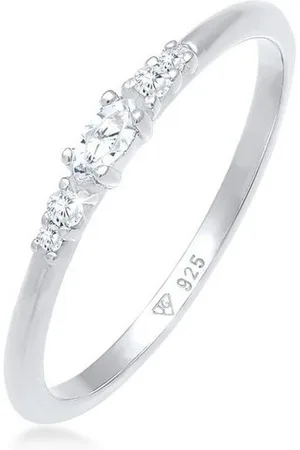 Elli Verlobungsring Zirkonia Marquise Elegant Verlobung 925 Silber