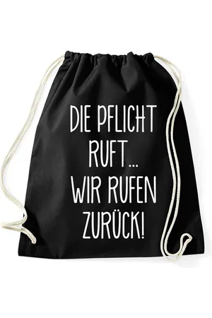 Youth Designz Turnbeutel Die Pflicht Ruft Baumwoll Tasche Turnbeutel, mit lustigem Frontprint - Verkäufer: EmDa Trading GmbH