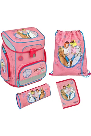 SCOOLI Schulranzen EasyFit, Bibi & Tina (Set, 5-tlg)