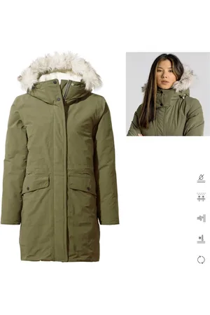 Craghoppers Hardshelljacke - warme, wasserdichte Damen Winterjacke Lundale, olive - Verkäufer: hive outdoor
