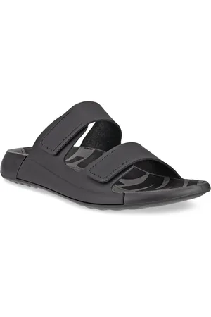 Ecco COZMO W Pantolette, Sommerschuh, Schlappen mit zwei Klettverschlussriemen