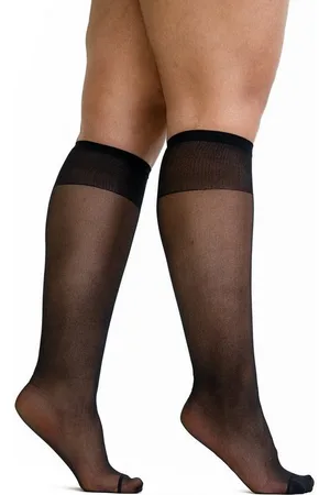 Disee Kniestrümpfe Fknie 20d 2er Curve 39-42 Damen 20 DEN Kniestrümpfe Komfortbund 2er Pack - Verkäufer: trustedsocks