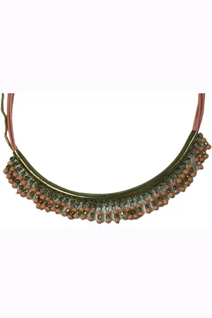 GURU-SHOP Perlenkette Modeschmuck Kette - gold/ - Verkäufer: