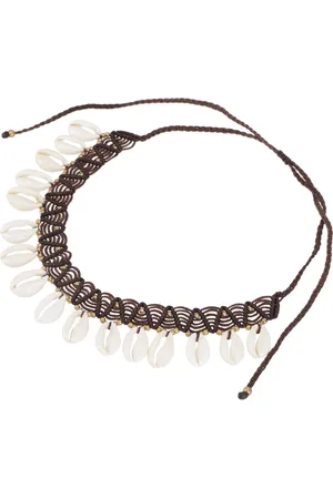 GURU-SHOP Perlenkette Ethno Kette, Tribal Goa Muschel Collier - - Verkäufer: