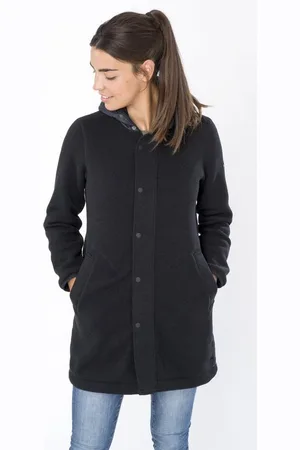 Supernatural Outdoorjacke Funktionsjacke W COMBUSTION COAT Reißverschluss unter Knopfleiste versteckt, feinster Merino-Materialmix - Verkäufer: