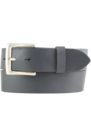BELTINGER Ledergürtel Jeansgürtel aus Vollrindleder mit altsilberner Gürtelschließe 4 cm - J (1-St) - Verkäufer: Brazil Lederwaren