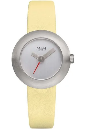 M&M Quarzuhr Armbanduhr Damen Leder Basic-M, (1-tlg), Analoguhr rund mit Lederarmband, Designer Uhr, deutsche Manufaktur, inkl. edles Etui - Verkäufer: Germany