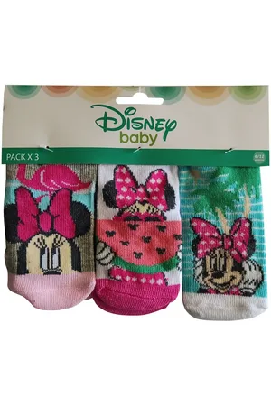 Disney Socken Minnie Maus Baby Socken Strümpfe 3er 6-12 Monate (Packung, 3-Paar) - Verkäufer: Krocoworld