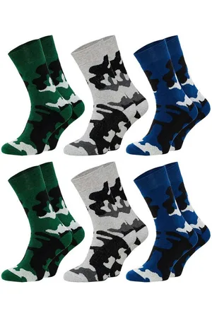 Chili Lifestyle Thermosocken OUTDOOR Wintersocken Damen und Herren dicke Baumwollsocken Camouflage (Multipack, 6-Paar, 3 Farbdesigns) Weichbund ohne Gummidruck - Verkäufer: ChiliLifestyle