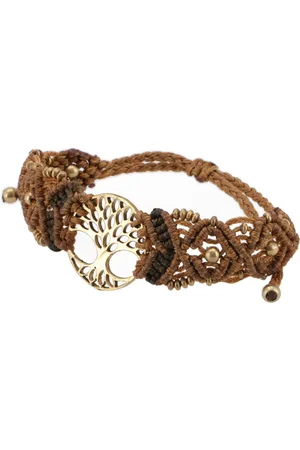 GURU-SHOP Armreif Goa Armband, Makramee, Festival Armband - Tree.. - Verkäufer: