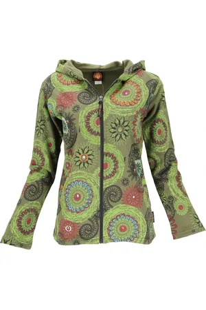 GURU-SHOP Langjacke Boho Hippie chic Jacke, bestickte Jacke -.. alternative Bekleidung - Verkäufer: