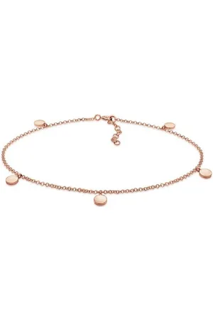 Elli Fußkette Fußkette mit Plättchen Sommer 925er Silber, Geo - Verkäufer: JULIE & GRACE GmbH