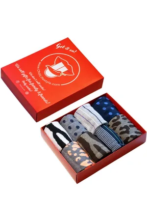 Chili Lifestyle Freizeitsocken LADY Geschenkbox gemusterte Socken Leoprint aus Baumwolle für Damen (Multipack, 8-Paar, 8 Farben) Weichbund ohne Gummidruck - Verkäufer: ChiliLifestyle