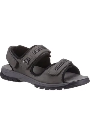 Waldläufer Harald Sandale, Sommerschuh, Klettschuh, Outdoorsandale, mit Klettriemchen, H-Weite