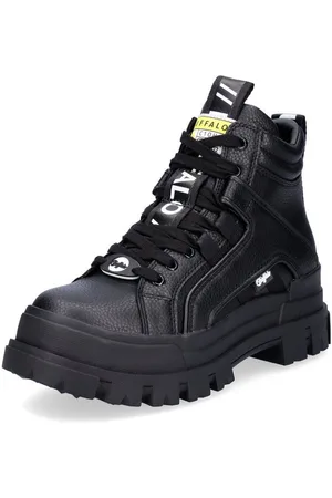 Buffalo Damen Plateau Schnürboot Aspha NC Mid Schnürboots - Verkäufer: Schuhe Shop