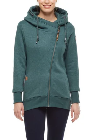 Ragwear Sweatshirt Damen Zipper ANEZKA 2121-30044 Dark Green 5021 Dunkelgrün - Verkäufer: Fashioncode