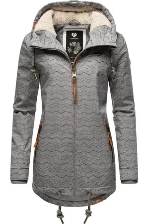 Ragwear Winterjacke Zuzka Winter Wasserdichter Winterparka mit Teddyfleece Innenfutter