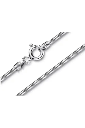Silberkettenstore Silberkette Schlangenkette 1,6mm - 925 Silber, Länge wählbar von 38-120cm - Verkäufer: silberketten-store
