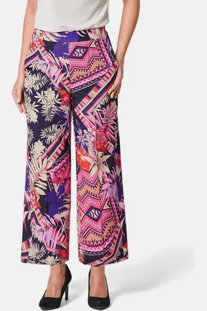 GOLDNER Stoffhose Stretchbequeme Druck-Culotte LOUISA - Verkäufer: